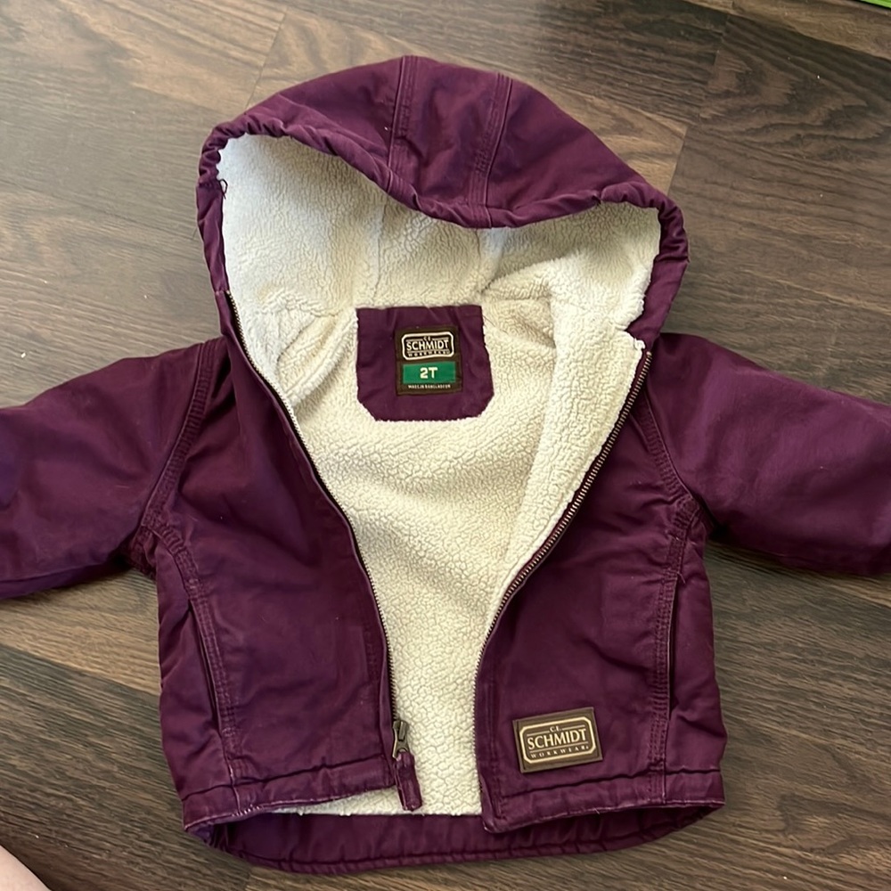 C.E. Schmidt workwear girls toddler winter coat size 2T.
